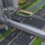 FIU Pedstrian Bridge rendering